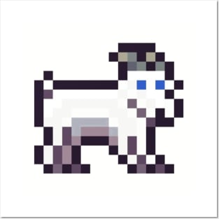 Goat Pixel Posters and Art